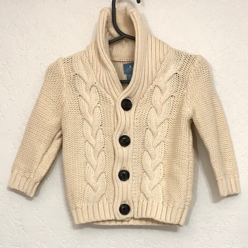 Baby Gap woven cotton unisex cardigan